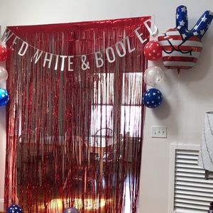 bachelorette or wedding banner! fourth of july